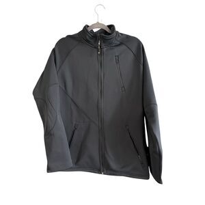 Sunice Mens Black Six Layers Softshell Full Zip Fleece Lined Golf Jacket Size XL